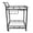 Black, variant on Bar Cart Black, Home Bar Serving Cart, Wine Cart With 2 Mirrored Shelves, Wine Holders, Glass Holders, For Kitchen, Dining Room