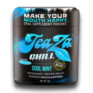TeaZa - Cool Mint - Smokeless Tobacco Alternative  - Energy (Best Smokeless Tobacco Substitute)