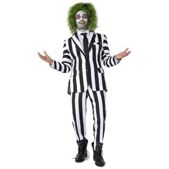 OppoSuits USA OBAS1033MD Mens Beetlejuice Suit Costume - Size 40