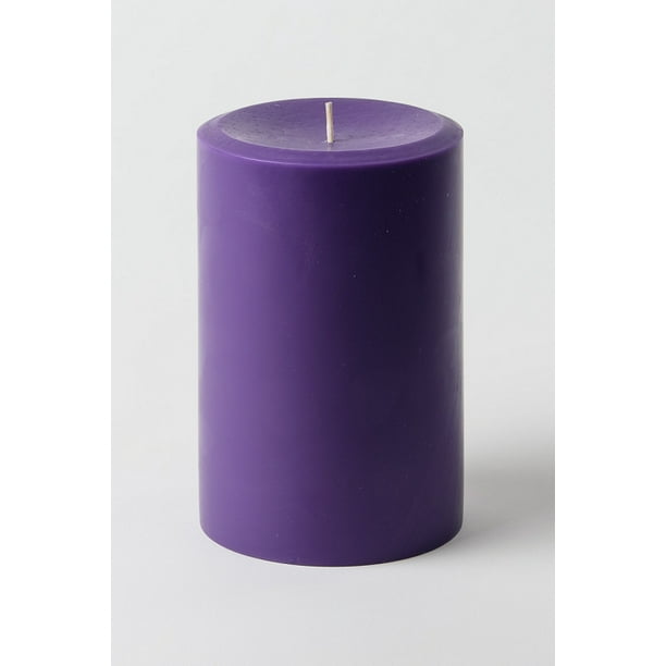 4" x 6" Purple Pillar Candle