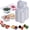 30pcs, variant on Reusable Double Compartment Snack Storage for Kids Adults, Travel Small Snackle Pack Storage Box with Lids, Mini Plastic Disposable Divided Container for To-go Sauce, Sampling