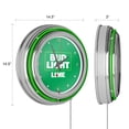thumbnail image 2 of Bud Light Lime Retro Neon Analog Wall Clock with Pull Chain, 2 of 4