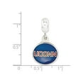 thumbnail image 3 of Sterling Silver University Connecticut Collegiate Enameled Dangle Bead, 3 of 3