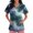 Black_003, variant on Women Halloween Scrubs Shirts Ghost Printed Casual Soft Stretchy Short Sleeve V Neck Tee Shirts Breathable Nurse Uniforms Top with Pocket Cyan 3XL
