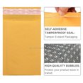 thumbnail image 5 of 4" x 7" Kraft Bubble Mailers Self Seal Padded Shipping Envelopes 15 Pieces, O-BE-1, 5 of 7