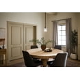 thumbnail image 6 of Kichler Winslow Contemporary 1 Light Black Mini Pendant Light with Clear Seeded Glass, 6 of 11