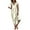 Beige, variant on XINC under $10 Pajama Set for Women Womens Short Sleeve V Neck Homewear Pajamas Long Dress Nightgowns Sleepwear Plus Size Pajama PantsPurple XXXXL