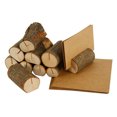 thumbnail image 4 of 10 soportes para notas, soporte para pilas de troncos, 10 tarjetas de papel Kraft, decoraciones navideñas para el hogar y Halloween JM, 4 of 5