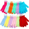 thumbnail image 1 of Guantes de ducha CVNDKN exfoliantes para baño, 24 unidades, exfoliantes corporales, 1 of 8