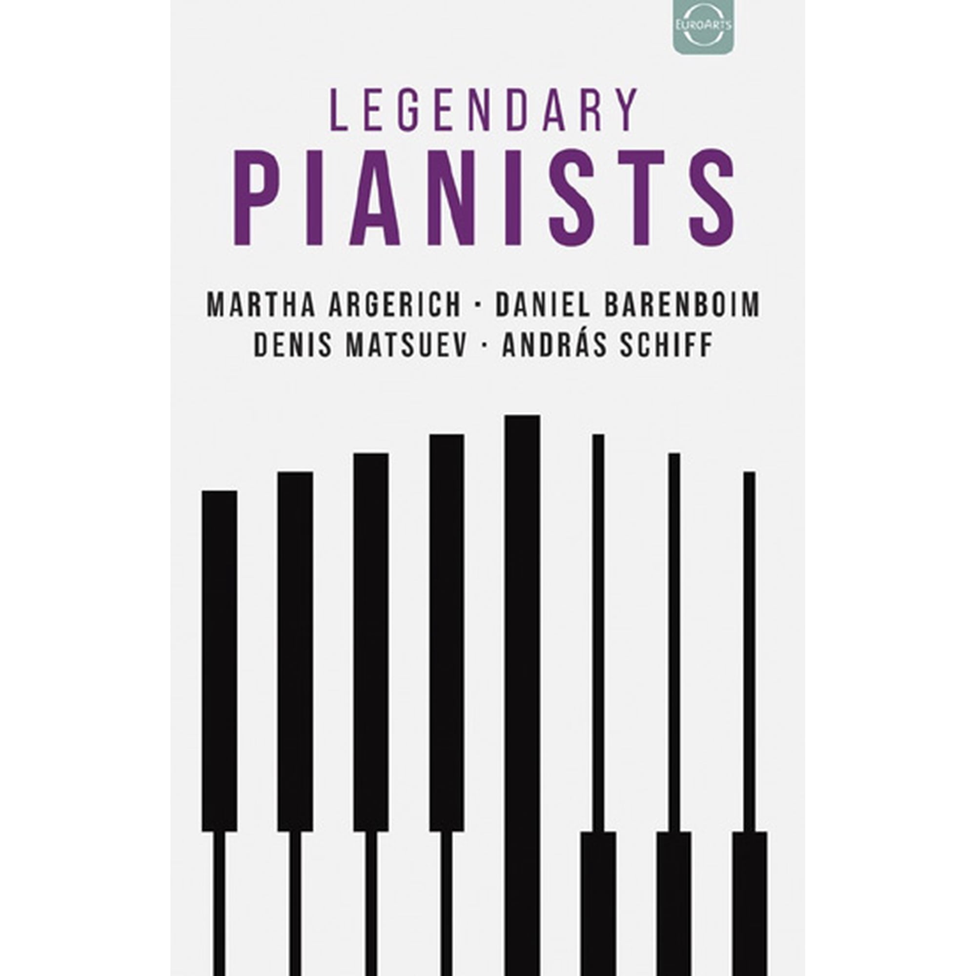 Legendary Pianists - 8-DVD Box Set ( A Romantic Take - Martha Argerich & Guy Braunstein / Daniel Barenboim plays Beethoven Piano Sonatas 7-13 / Daniel Barenboim plays Beethoven Piano Sonatas 29-32