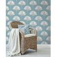 thumbnail image 4 of NextWall  Tropical Fan Palm Peel and Stick Wallpaper 20.5 in. W x 18 ft. L - Blue Patina, 4 of 9