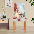 thumbnail image 6 of BZSMCE Chairs Slipcovers Dining Chair Covers Elegant Butterfly Amidst Roses Creative Pattern, 6 of 7