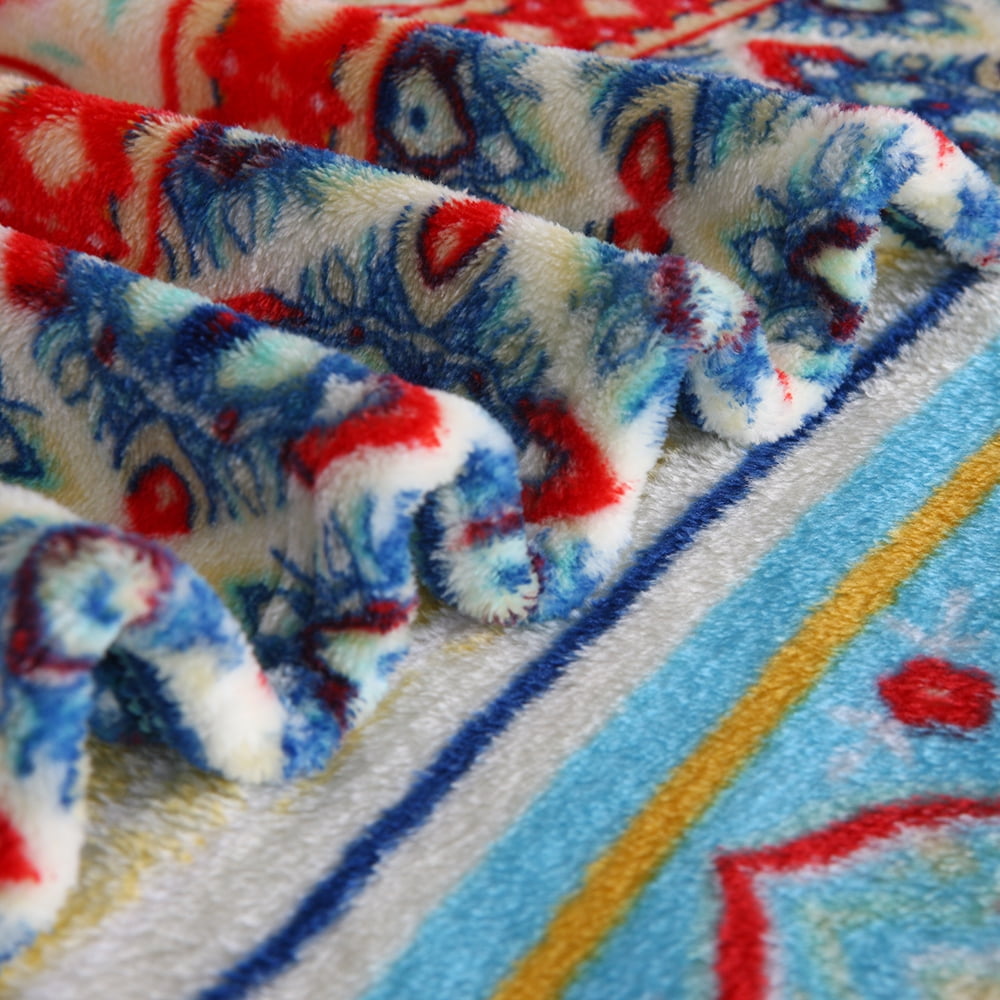 JML Lightweight Soft Plush Fleece Blanket for Bed Sofa,Beauty Pattern Printed 79"X81"