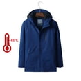 thumbnail image 4 of IROINNID Men's Long Sleeve Parka Mid-Length Jacket Solid Color Comfy Unisex Grapheme Charging And Heating Three-block Intelligent Temperature Control Medium And Long Heating Jacket, 4 of 8