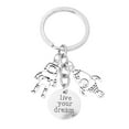 thumbnail image 1 of 1Pc Cosmos Themed Key Ring Creative Astronaut Spaceship Pendant Key Chain Astrophile Gifts, 1 of 8