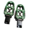 thumbnail image 3 of Par Posapies Traseros Para Moto Genéricos Verdes De Aluminio, 3 of 3