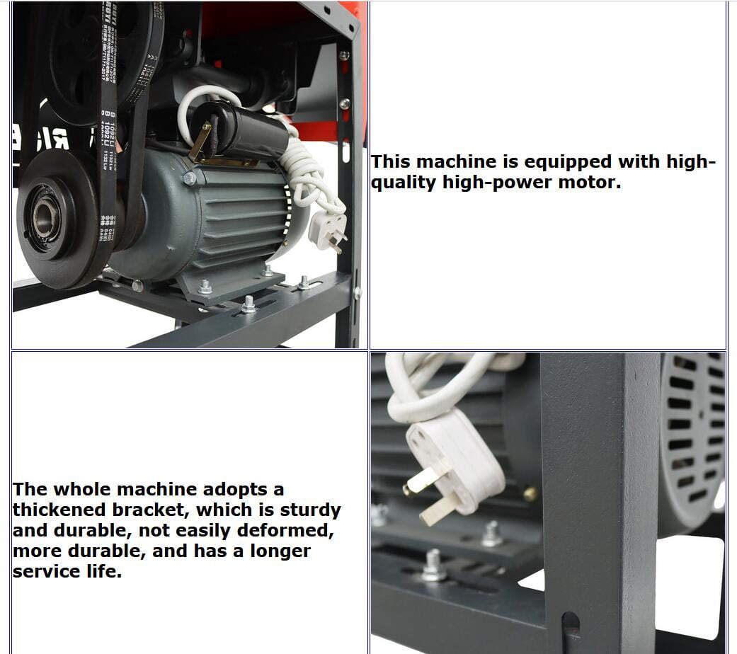 Rice Milling and Crushing Machine 220V Corn Rice Sheller and Crusher with Vibrating Screen 130-170kg/h