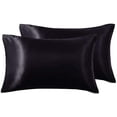 thumbnail image 1 of 2-Pack Satin Pillowcases For Hair And Skin,Satin Pillow Covers With Envelope Closure, 1 of 9