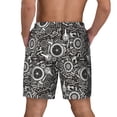 thumbnail image 2 of Lsque Mens Swim Trunks Bicycles Parts Pattern - Bathing Suit Compression Liner - Beach Swim Shorts Swimwear - (S-3XL) - Stretch Quick Dry -XX-Large, 2 of 9