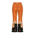 thumbnail image 5 of DISNIMO Thanksgiving Musical Note Leggings Flare for Kids Bell Bottoms Size 7-8 Yoga Pants Flare with Pockets for Girls Flare Leggings Long Length Flare Yoga Pants Elastic Waist Sport, 5 of 7