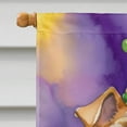 thumbnail image 3 of Fox Terrier King of Mardi Gras House Flag 28 in x 40 in, 3 of 7