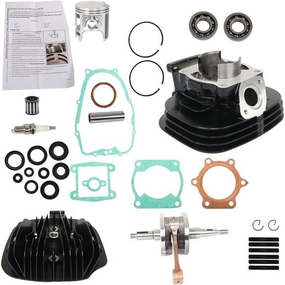 LABLT For Yamaha Blaster 200 Piston Cylinder Crank Motor Rebuild Gasket Kit 1988-2006