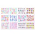 thumbnail image 4 of 12Pcs/Set Nail Stickers Manicure Stencil Stickers Nail Art Stickers Adhesive Foils DIY Decoration, 4 of 4