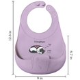 thumbnail image 4 of Baberos de Silicona para Bebé UBINGSOPA Ajustables, Suaves e Impermeables, 4 of 7