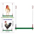 thumbnail image 2 of Columpio de pollo Percha Pollo Juguete Pollo s Pájaros grandes Loros UNA Zulema Columpio de escaleras para aves de corral de patio trasero, 2 of 8