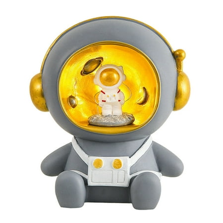 

Night light Astronaut Night Light Children Piggy Bank Creative Adornment (without Battery)