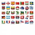 thumbnail image 6 of 35pcs National Flag Stickers Stationery Stickers Country Stickers Teacher Reward Stickers for Suitcase Fridge Phone, 6 of 8