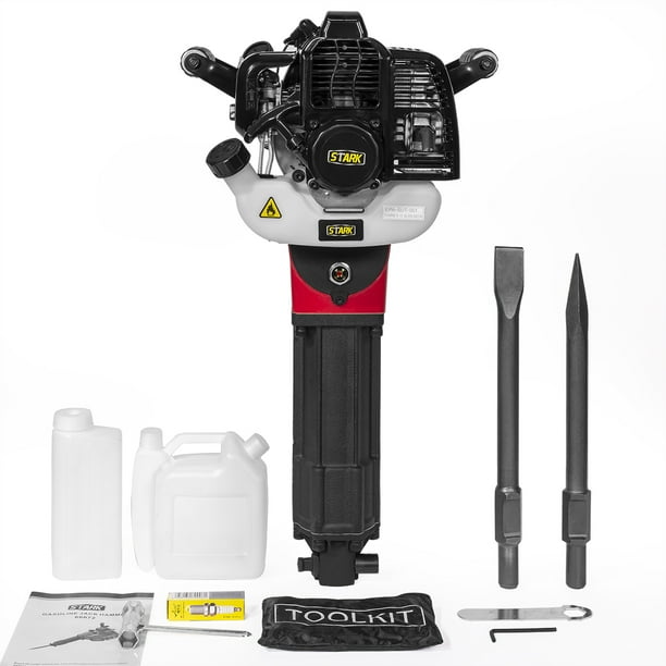 XtremepowerUS Demolition Jack Hammer 52cc Gas Powered Concrete Breaker