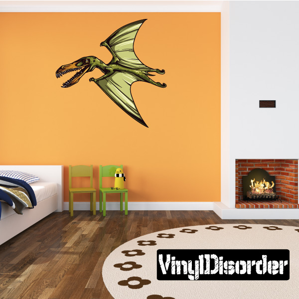 Pterodactyl Dinosaur Wall Decal Vinyl Car Sticker Uscolor005 25