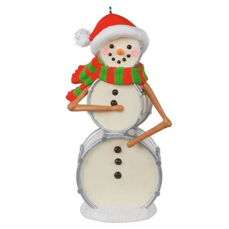 Hallmark Keepsake Christmas Ornament 2020, Cool Drummer Boy Snowman, Musical