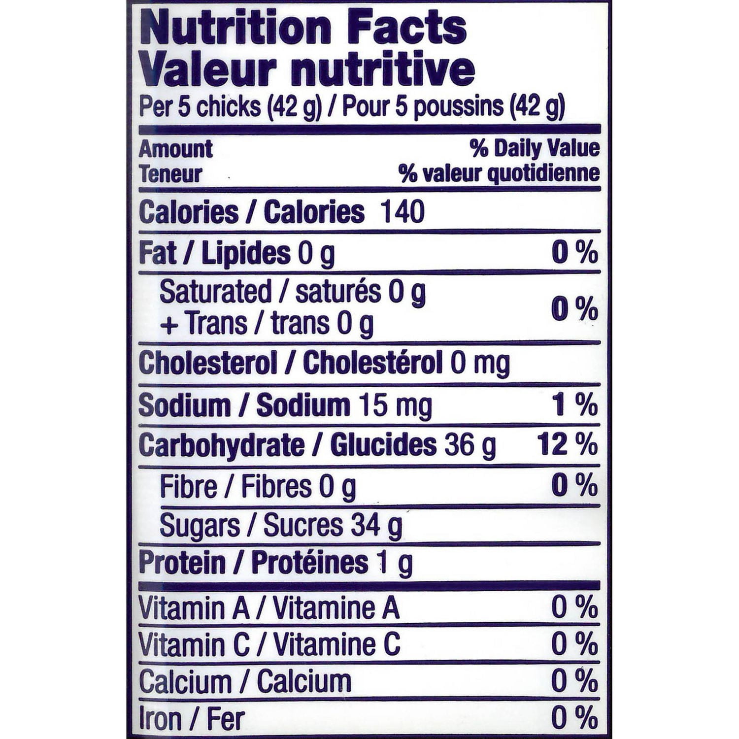 Peeps Yellow Marshmallow Chicks 10ct/85g Fat Free/Gluten Free