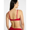 thumbnail image 3 of Time and Tru Women's and Women's Plus Size Ribbed Underwire Bikini Top, Sizes XS-3X, 3 of 5