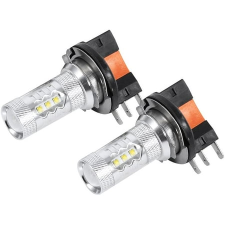 2Pcs H4 80W Voiture LED Remplacement Ampoules LED Ampoule de Phare