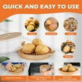 thumbnail image 6 of Haomacro Baked Potato Microwave Cooker Tender Fluffy Cooks in Minutes Steamer, Dishwasher-Safe Home Kitchen Gadgets Accessories Essentials for New Home, 8 Inches Clear, 6 of 8