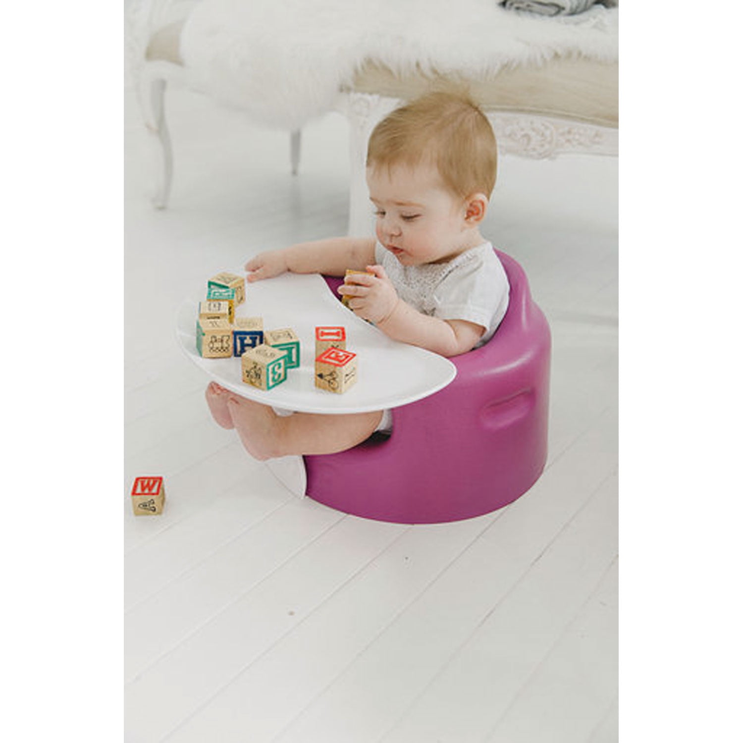 Portable Tray For Bumbo Play Tray Surface Floor Seat Kids Baby Feeding Chair 