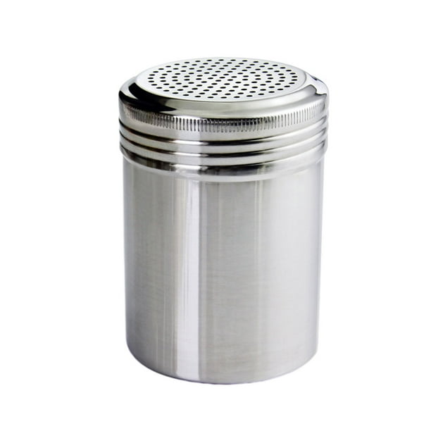 Kearding Coctelera de harina de acero inoxidable resistente y duradera plateada para un rendimiento duradero y amplia aplicación Organizadores de utensilios de cocina sin mango