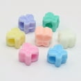 thumbnail image 2 of U8MO 100 Mixed Pastel Color Acrylic Butterfly Pony Beads 10mm for Kids Craft Kandi, 2 of 7