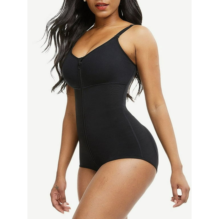 Shapellx Women's Slimming Shapewear Firm Tummy Control Smooth Silhouette  Body Shaper BLACK L 