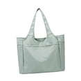 thumbnail image 3 of Bolso bolso de viaje bolso de viaje liviano bolso de lona plegable para mujeres sport gym bolso para viajes de compras al aire libre de vacaciones Verde, 3 of 8