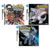 Nintendo DS Pokemon Platinum, Diamond and Pearl Version Video Games Bundle - All Three Versions!