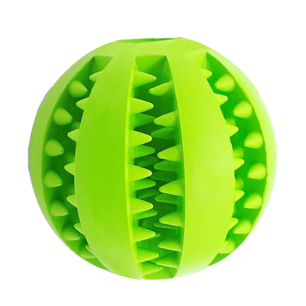 Bola de juguete para perros, no tóxica, resistente a las mordeduras, para mascotas, perros, Meterk Verde