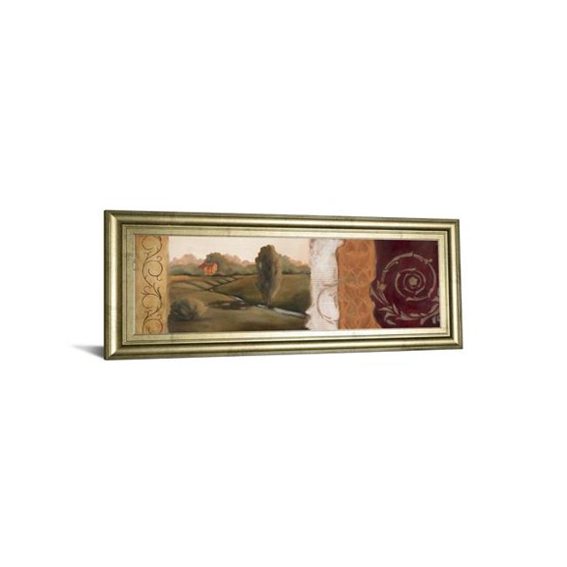 Art 1095 Classy 18 x 42 Po Scène Toscane II Mur Imprimé Encadré Art