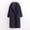 Navy, variant on Women's Soft Fleeces Lapel Open Front Long Cardigan Coat Teddy Sherpas Warm Winter Coat Outwear Jackets with Pockets