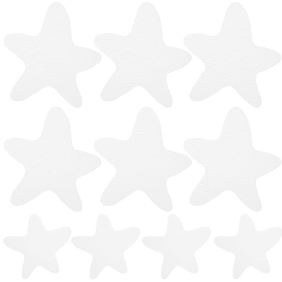 Pretyzoom 20Pcs White Anti Slip Stickers for Bathtub Shower Floor Peva Material Non Slip Decals