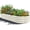 White, variant on Oval Raised Garden Bed, 5 x 2 x 1FT, Galvanized Steel Planter Box with Wave-Shaped Metal Panels for Outdoor Flower,Tree,Herb & Vegetable Garden (Silver, 60X24X12 inches)