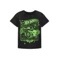 thumbnail image 2 of Hot Wheels Toddler Boy Halloween Graphic Tee with Short Sleeves, Sizes 12M-5T, 2 of 4